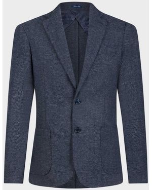 Versace 19.69 Abbigliamento Sportivo 19V69 Jacket Brilio Wool - Blue