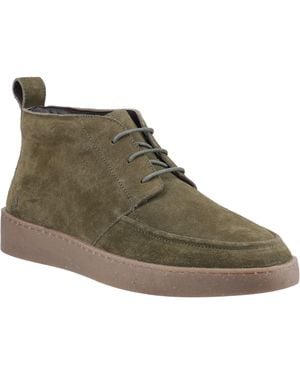 Hush Puppies Rory Suède Khaki Boots - Groen