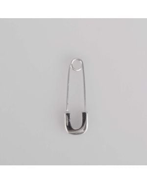 Ambush Safety Pin Sterling Earring - Grey