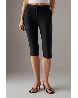 Warehouse Capri Trousers - Black