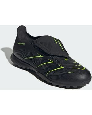 adidas Originals Predator League Fold-Over Tongue Turf Boots - Black