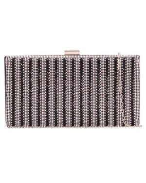 SVNX Diamante Boxy Clutch - Black