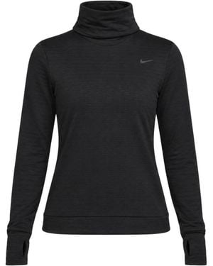 Nike Swift Element Therma-Fit Turtleneck Running Top - Black