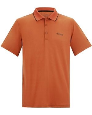 Regatta Maverick V Active Polo Shirt (Brick) - Orange