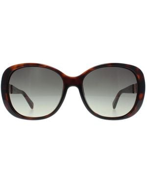 Karen Millen Butterfly Dark Havana Km5054 - Black