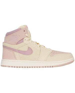 Nike Air Jordan 1 Trainers Leather - Natural