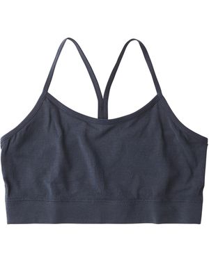 Boody Organic Bamboo Lyolyte Racerback Bra - Blue