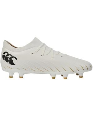 Canterbury Adult Speed Falcon Pro Firm Ground Rugby Boots - White