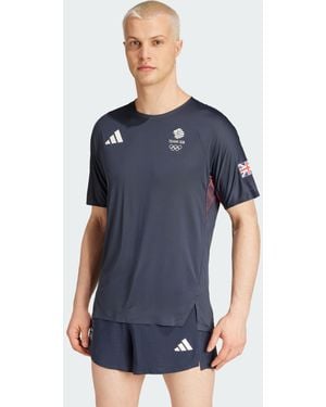 adidas Originals Team Gb Adizero Running Tee - Blue