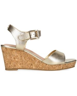 Carvela Kurt Geiger Sadie Wedge Heels - Metallic