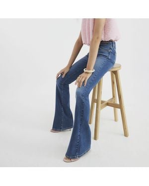 River Island Bootcut Jeans Snaffle Mid Rise Denim - Blue