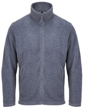 Sol's Adult Microfleece Jacket Marl) - Blue