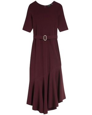 Ted Baker Samalee Knitted Flippy Skirt Midi Dress - Purple