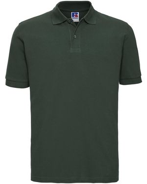 Russell Classic Cotton Pique Polo Shirt (Bottle) - Green