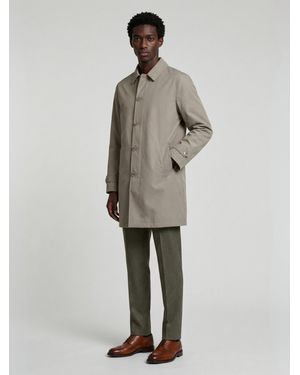 Harry Brown London James Basic Raincoat - Natural