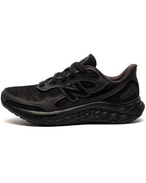 New Balance Fresh Foam Arishi V4 Tiralux Running Shoes/ Cement/ Cement 9 Ee - Black