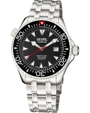 Gv2 Gevril Hudson Yards Dial Stainless Steel Watch - Metallic