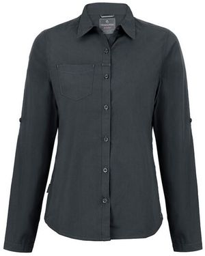 Craghoppers Ladies Expert Kiwi Long-Sleeved Shirt (Carbon) - Blue