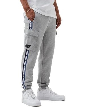 Nike Repeat Tape Fleece Joggers - Grey