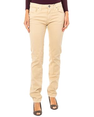 La Martina Stretch Elastic Trousers With Skinny-Cut Hems Lwt010 - Natural