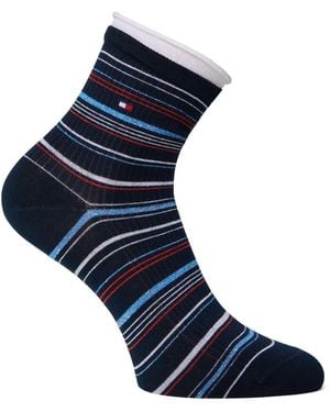 Tommy Hilfiger 2 Pack Ankle Socks - Blue