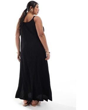ONLY Textured Maxi Dress - Black