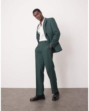 ASOS Straight Leg Suit Trousers - Green