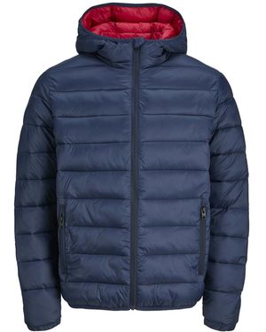 Jack & Jones Puffer Jacket Warm Full Zip - Blue