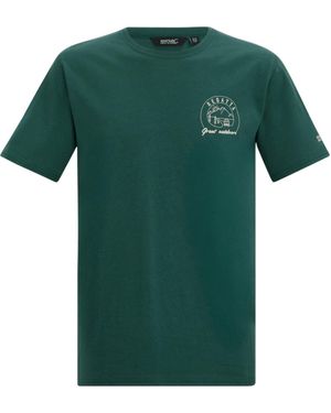 Regatta Cline Ix Sunrise T-Shirt (Mediterranean) - Green