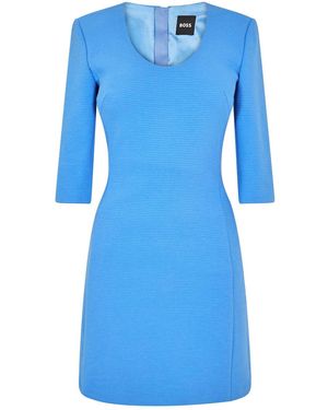 BOSS 10270521 01 Jersey Skirt - Blue