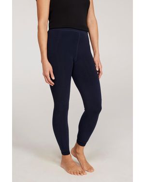 Mountain Warehouse Fluffy Fleece Lined Leggings Winter Warm Comfy Bottoms - Blue