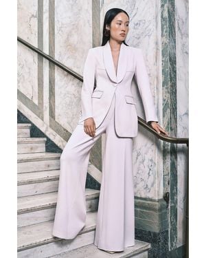 Karen Millen Petite Compact Stretch Single Breasted Blazer - Multicolour