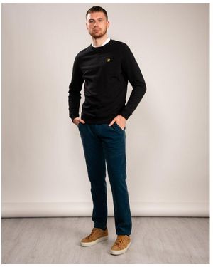 Lyle & Scott Crew Neck Sweatshirt Ml424Vtr - Black