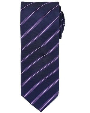 PREMIER Stripe Tie - Blue