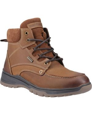 Hush Puppies Palmer Leder Laarzen Tan - Bruin