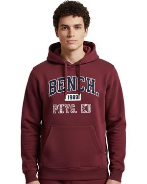 Bench Hulton Vintage Hoodie - Red