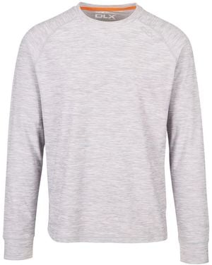 Trespass Callum Dlx Long-Sleeved T-Shirt Marl) - White