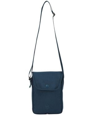 Craghoppers Kiwi National Trust Logo Crossbody Bag Stone) - Blue