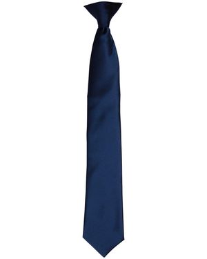 PREMIER Adult Satin Tie - Blue