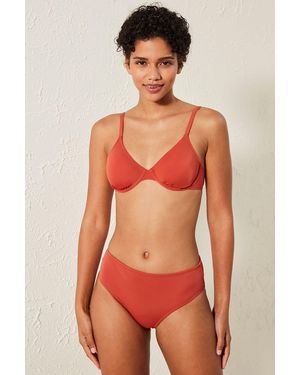 Penti Gestikt Ondersteund Bikini Top - Rood
