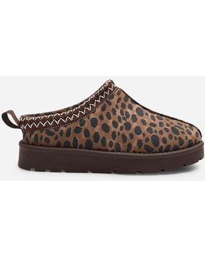 Where's That From Wheres 'Oak' Aztec Detail Faux Fur Lining Mini Boots - Brown