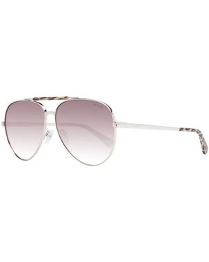 Guess Gu7661 Aviator Sunglasses - Metallic