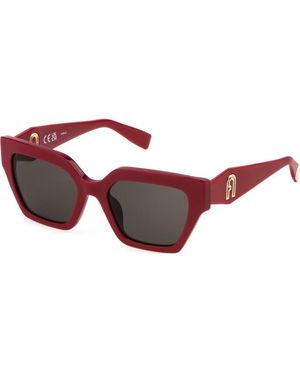 Furla Sfu811 54 5409Lb Sunglasses - Red