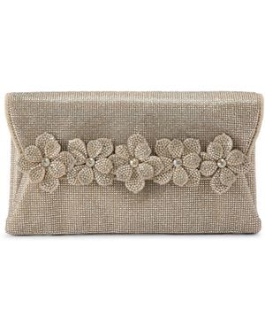 Carvela Kurt Geiger Petalo Envelope Clutch Bag - Grey