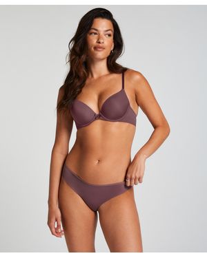 Hunkemöller Invisible Lace Back Brazilian - Brown