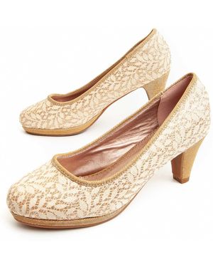 Montevita Heel Shoe Unne51 - Natural