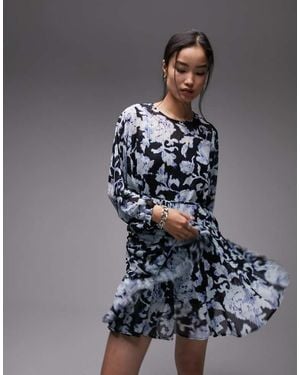 TOPSHOP Swing Tea Dress - Grey