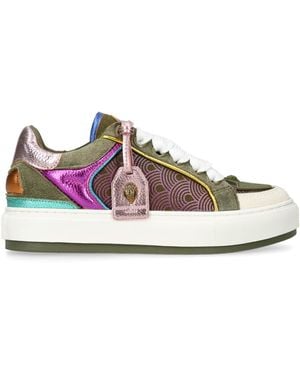 Kurt Geiger Leather Southbank Tag Trainers - Pink