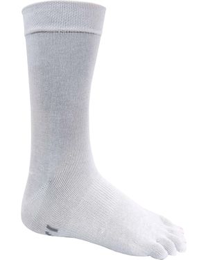IOMI Ladies Lightweight Cotton Toe Socks For Athletes Foot - White