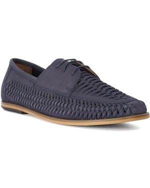 Dune Brinkley Nubuck Moccasin - Blue